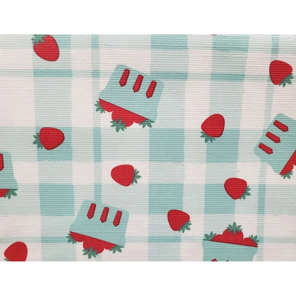 Printed Kitchen Vinyl Tablecloth,52